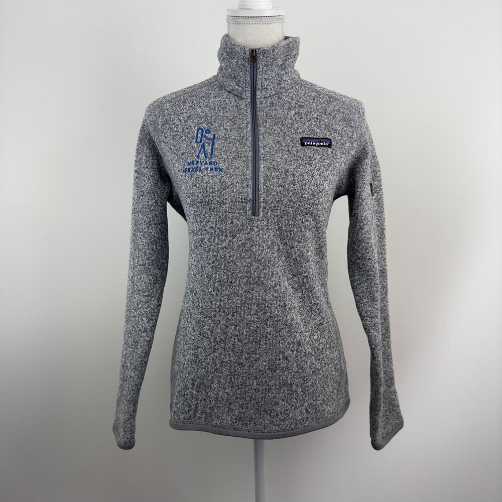 Patagonia‎ Better Sweater 1/4-zip fleece gray pullover